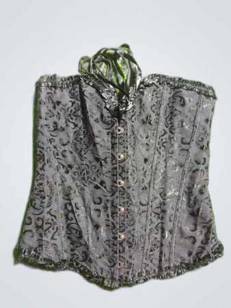 Black Lace Corset Top
