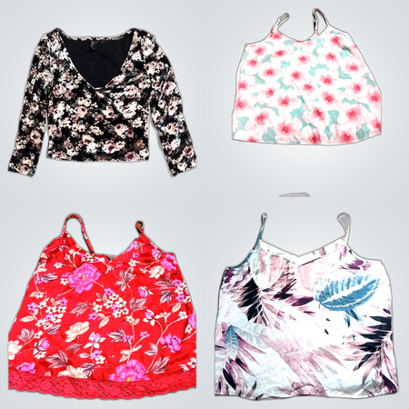 Colourfull slip tops