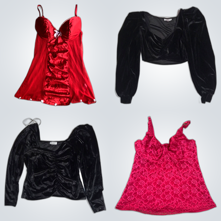 Velvet tops