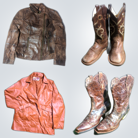 Y2K Leather Jacket Bundle