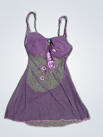Purple Lingerie Chemise