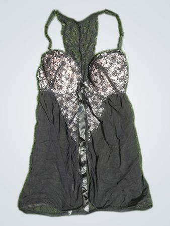 Victoria's Secret Black Lace Chemise