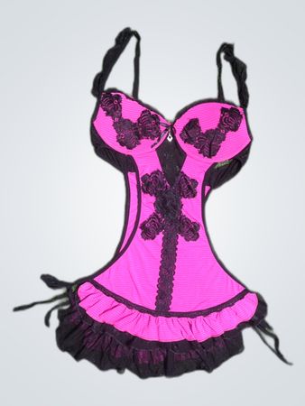 Pink Lace Bustier