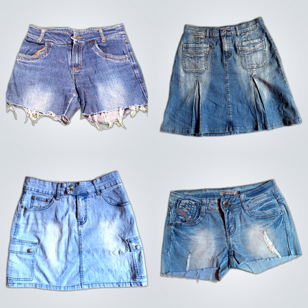 Y2K Denim Shorts Bundle