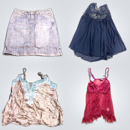 Designer-Lingerie-Bundle: Agent Provocateur, M&S, Debenhams und mehr Spitzen- und Satin-Nachtwäsche und Tops