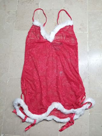 Ann Summers Red Lace Santa Costume