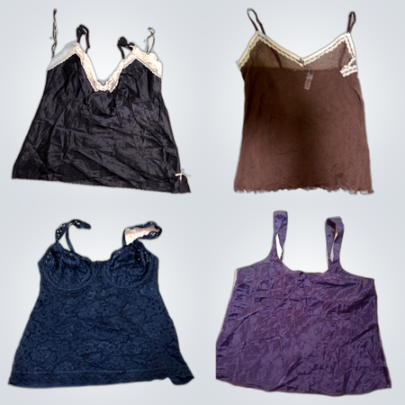 Y2K Camisoles Black Lace