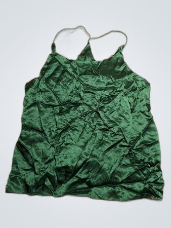 Green Silk Blouse