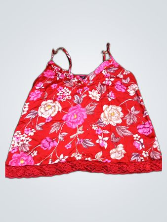 Red Floral Camisole