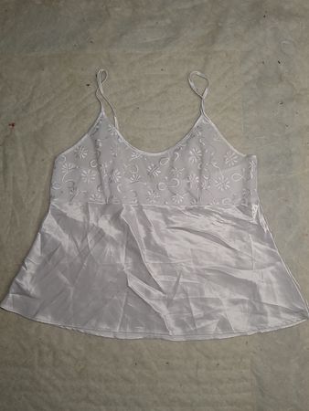 White Satin Camisole
