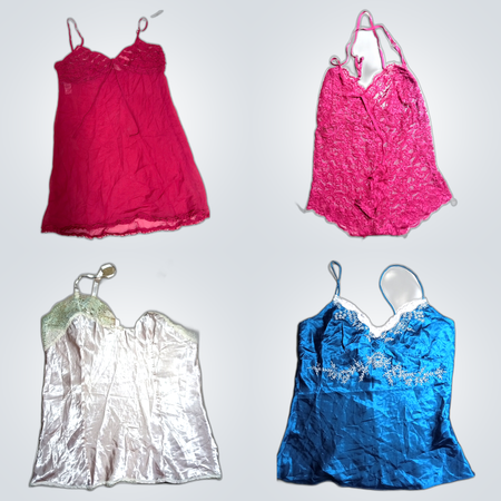 Florence Fred & Etam Slip Dress Bundle with H&M, Zara & M&S Lace Camisoles