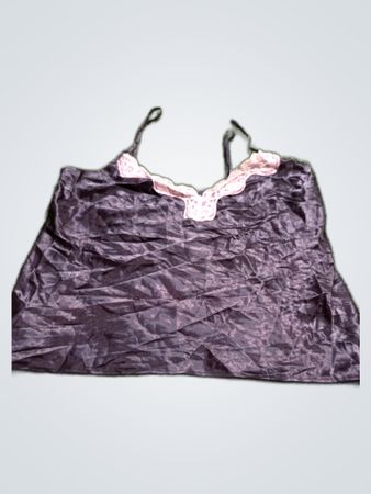 Black Satin Camisole