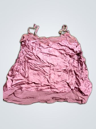 Pink Satin Top