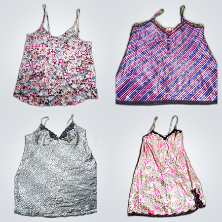 Printed slip dress