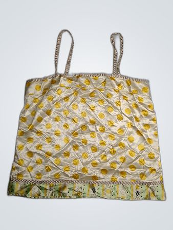 Women's Yellow Polka Dot Top
