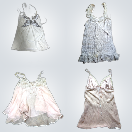 Ensemble de robes à col en dentelle vintage