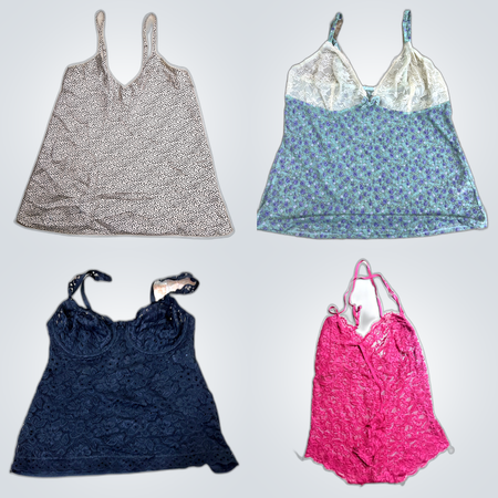 Lote de Camisetas de Encaje y Seda: Topshop, NEXT, M&S y Más