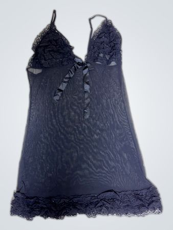 obsessive Black Lace Chemise