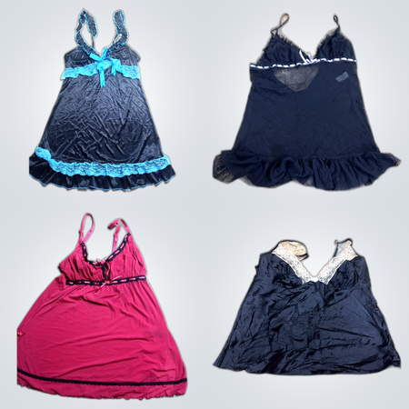 Vestidos Slip George Y2K