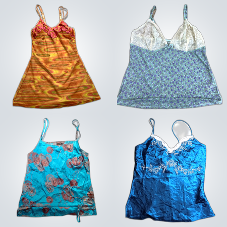 Lace & Silk Camisole Bundle - 14 Piece Mix of H&M, Dorothy Perkins & More