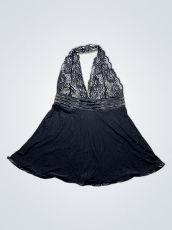 Black Halter Neck Dress