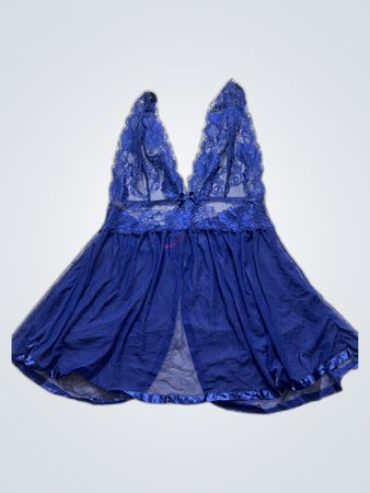 Blue Lace Chemise