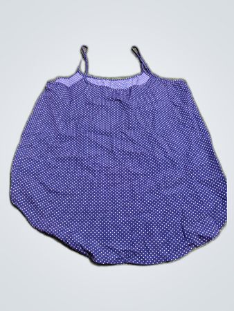 Blue Polka Dot Top