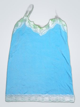 Blue Lace Trim Camisole
