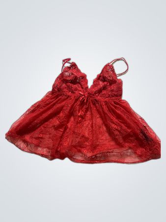 Red Lace Chemise