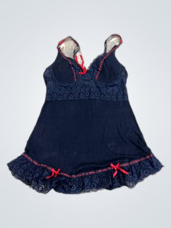 La Perla Black Lace Slip Dress