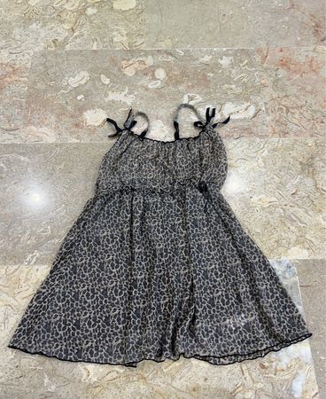 Nightwear Leopard Print Dress