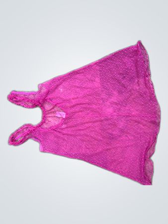 Pink Polka Dot Slip Dress
