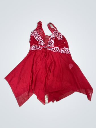 Red Lace Chemise