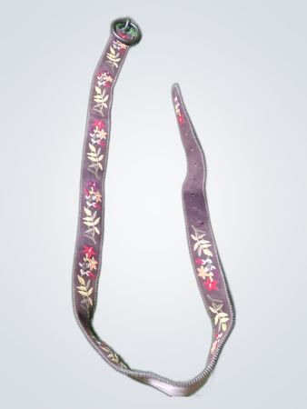 Brown Floral Belt