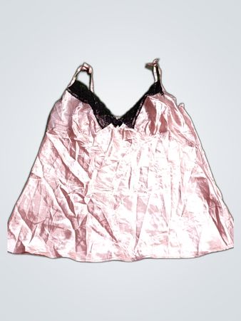 Pink Satin Cami