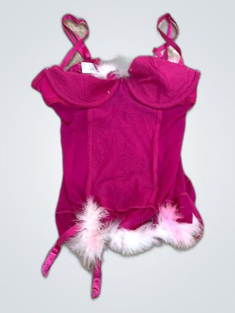 Evie Pink Lingerie Top