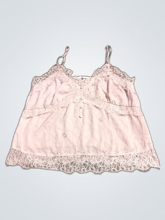 Pink Lace Camisole