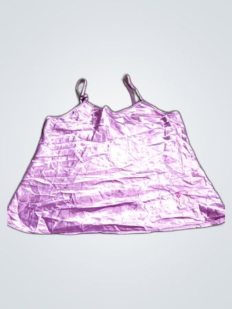 Purple Satin Cami