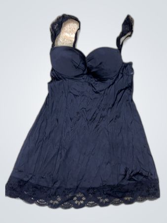La Senza Black Lace Trim Chemise