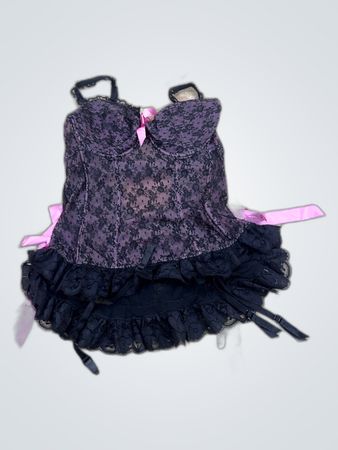 La Senza Purple Lace Bustier