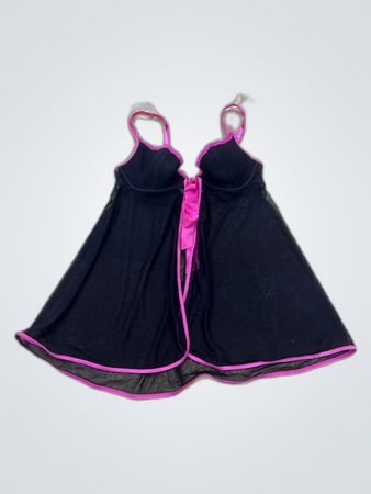 La Senza Black Lace Slip Dress