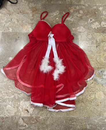 Red Lingerie Set