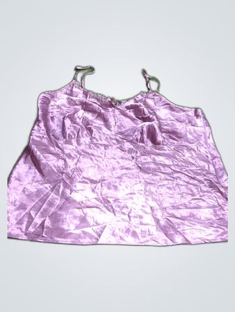 Pink Satin Cami Top