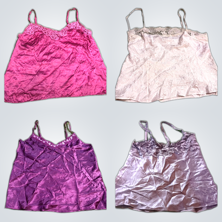 Y2K Lace Trim Camisoles