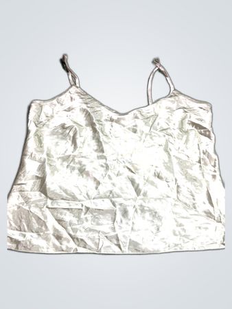 Green Satin Camisole