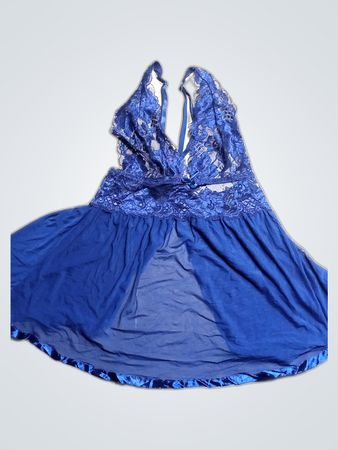 Blue Lace Chemise