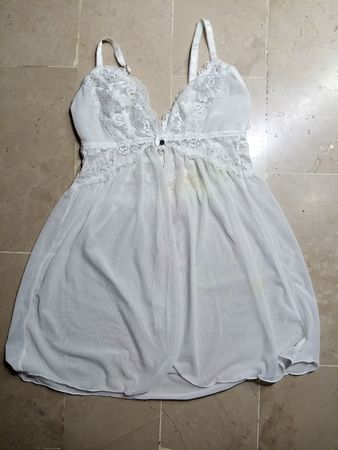 White Lace Chemise
