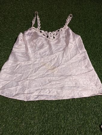 White Polyester Top