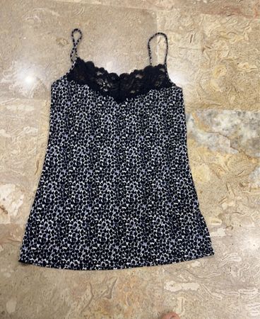 M&S Grey Leopard Print Camisole
