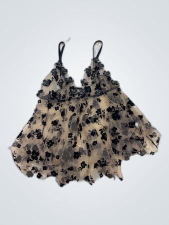 Sheer Floral Dress
